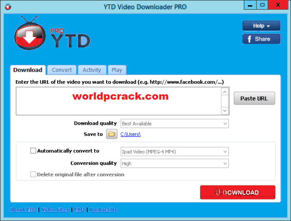 YTD Video Downloader Pro 5.9.22.1 Crack With Serial Key 2023 Free Download