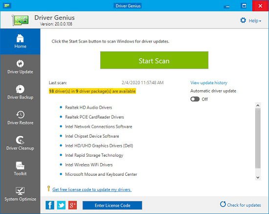Driver Genius Pro 22.0.0.160 Crack With License Key 2023 Free Download