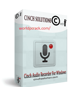 Cinch Audio Recorder 4.0.1 Crack With Keygen Free Download